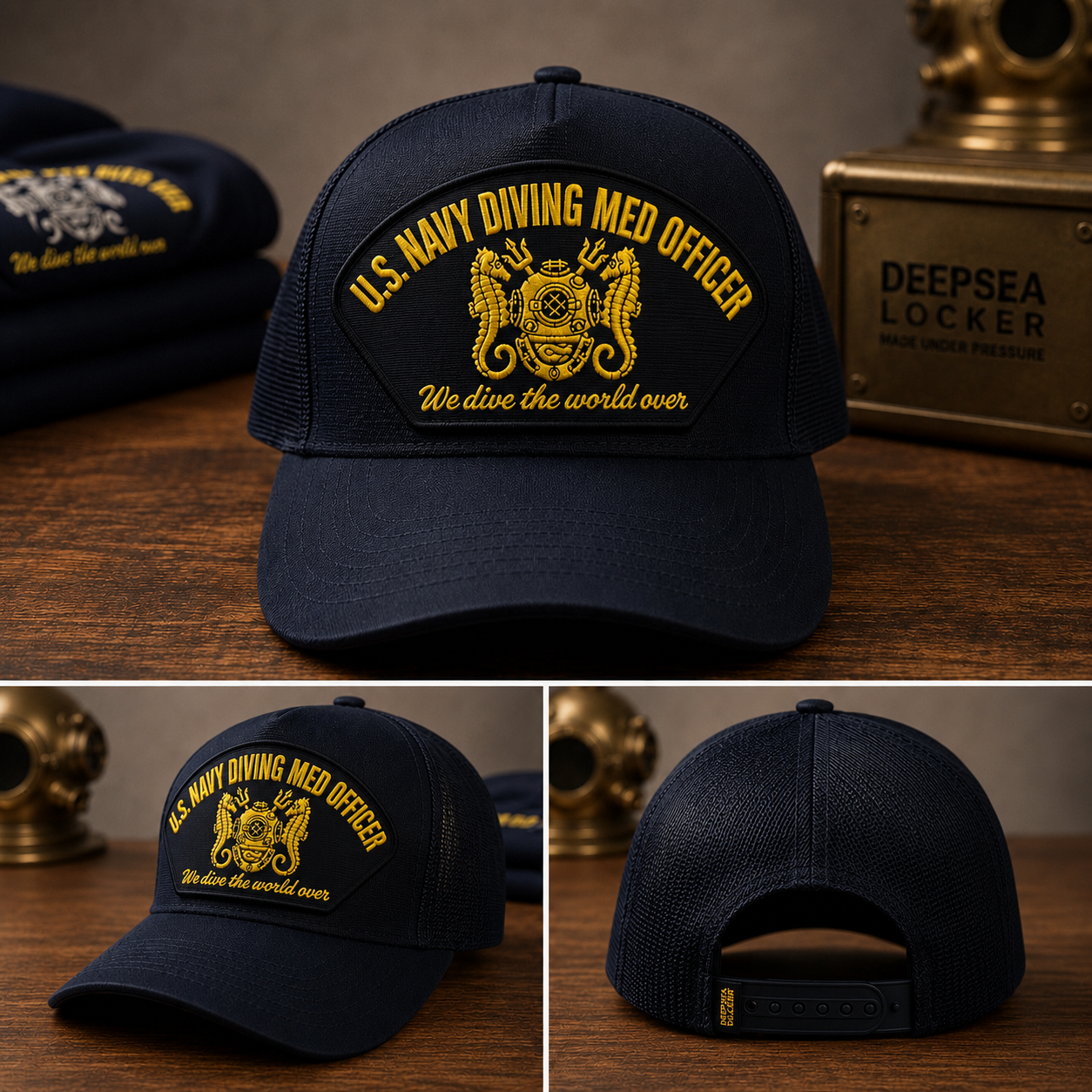 NAVY DEEP SEA™ Diving Medical Officer Athletic Cap