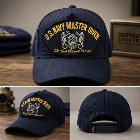 NAVY DEEP SEA™ Master Diver Athletic Cap