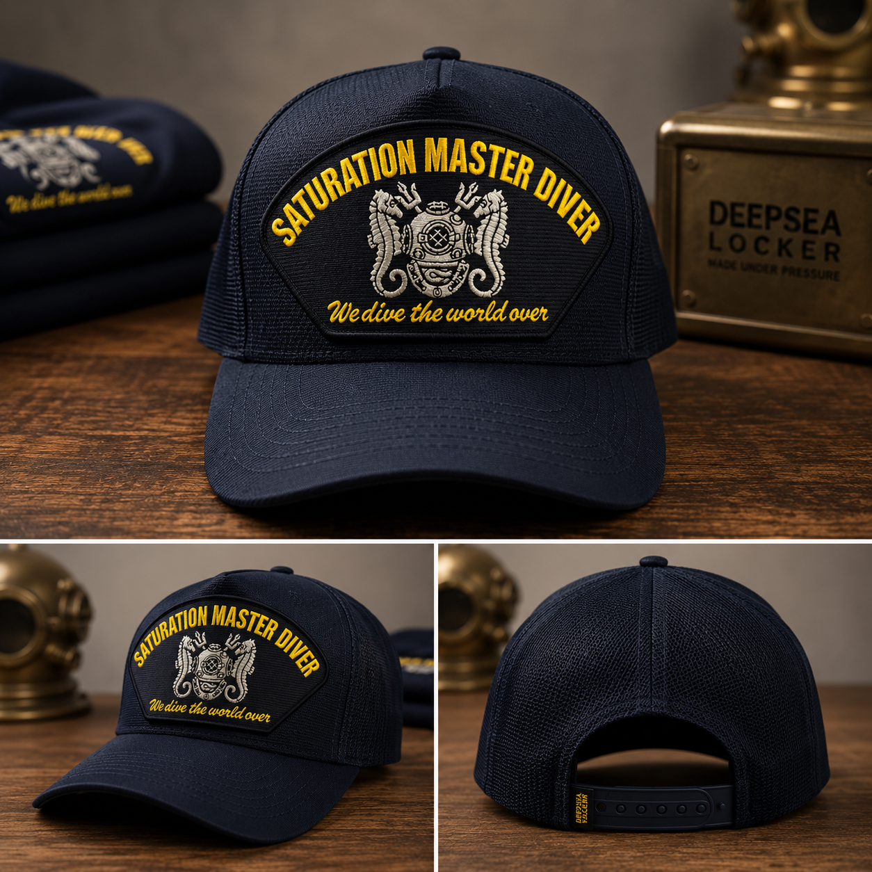 NAVY DEEP SEA™ Saturation Master Diver Athletic Cap