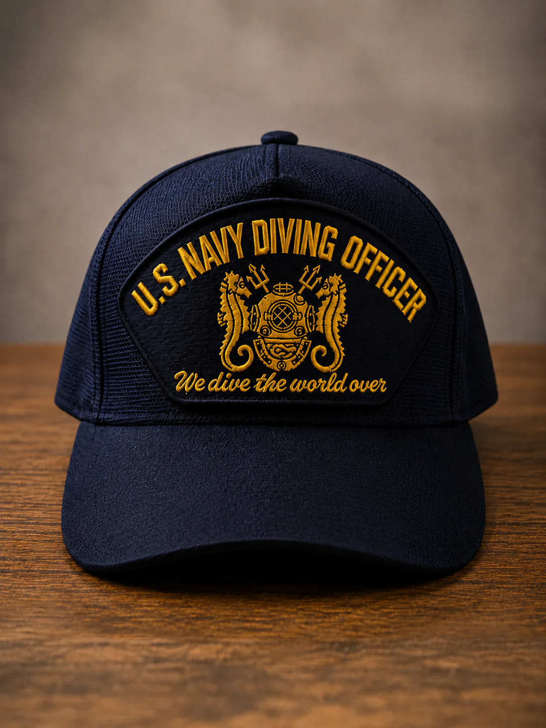 NAVY DEEP SEA™ Diving Officer Athletic Cap / No Scrambled Eggs