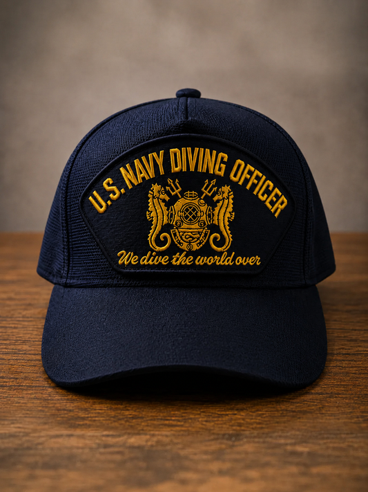 NAVY DEEP SEA™ Diving Officer Athletic Cap / No Scrambled Eggs