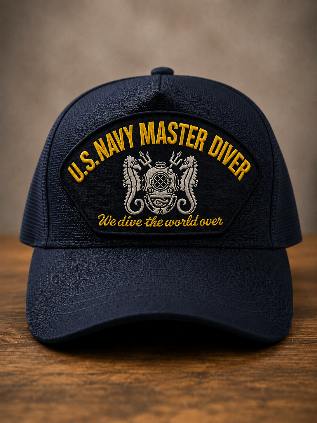 NAVY DEEP SEA™ Master Diver Athletic Cap – Navy Divers Association