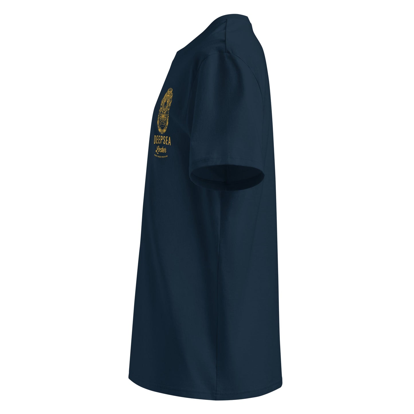 DeepSea Locker® Navy Diver Blue & Gold Tee